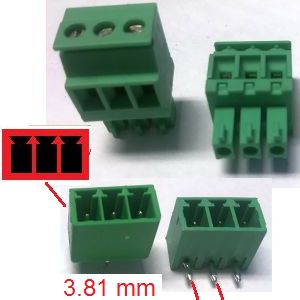 Std pluggable terminal block 3.81